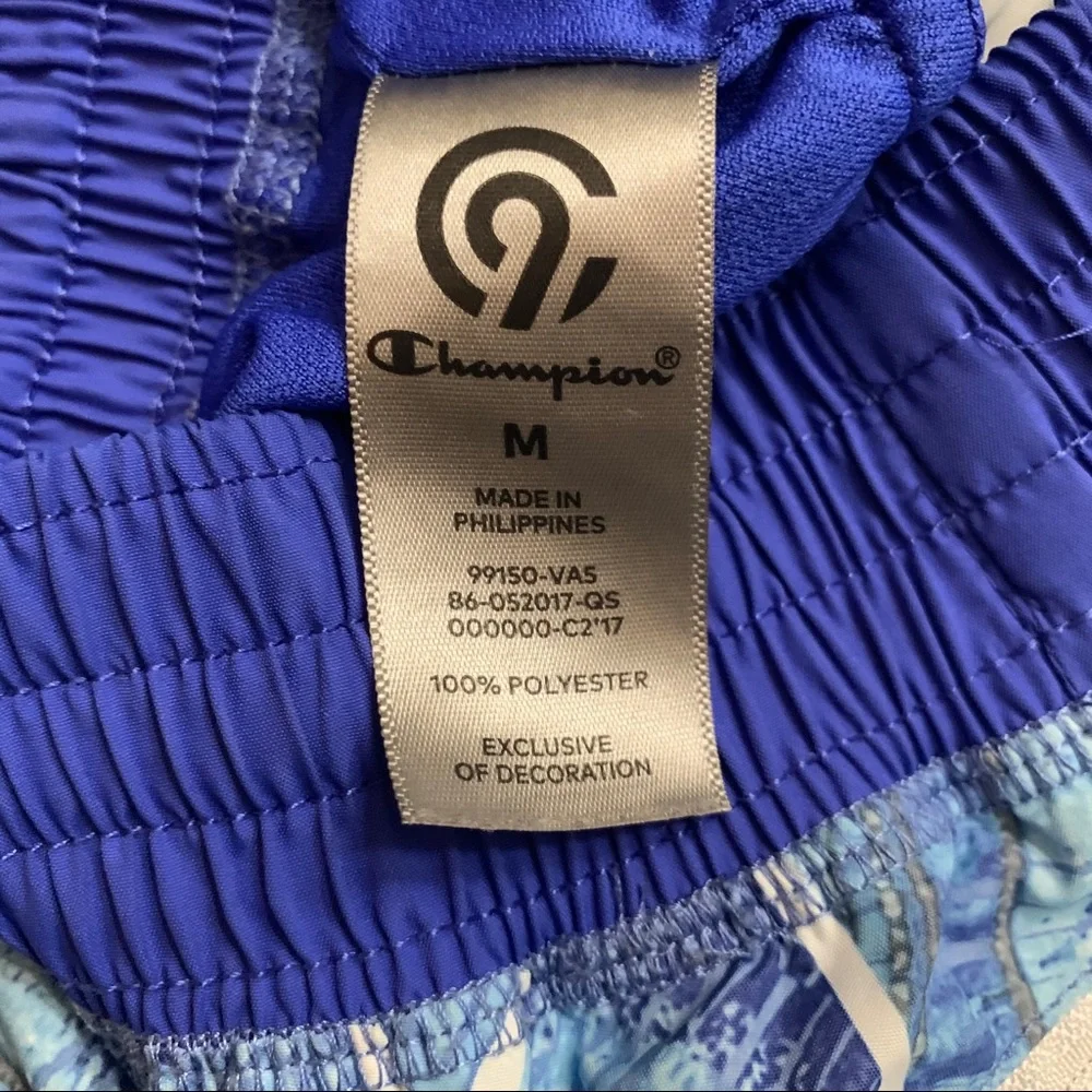 Champion blue abstract
